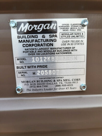 10 x 12 Peak Storage - H205807 - Image 4