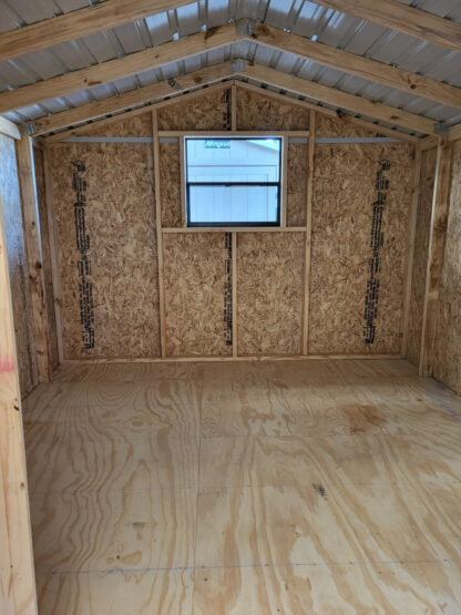 10 x 10 Wood Peak w/ Window - H206059 - Image 4