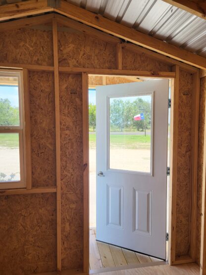 10 x 12 Custom Light Blue Smart Panel Wood Shed - H205280 - Image 6