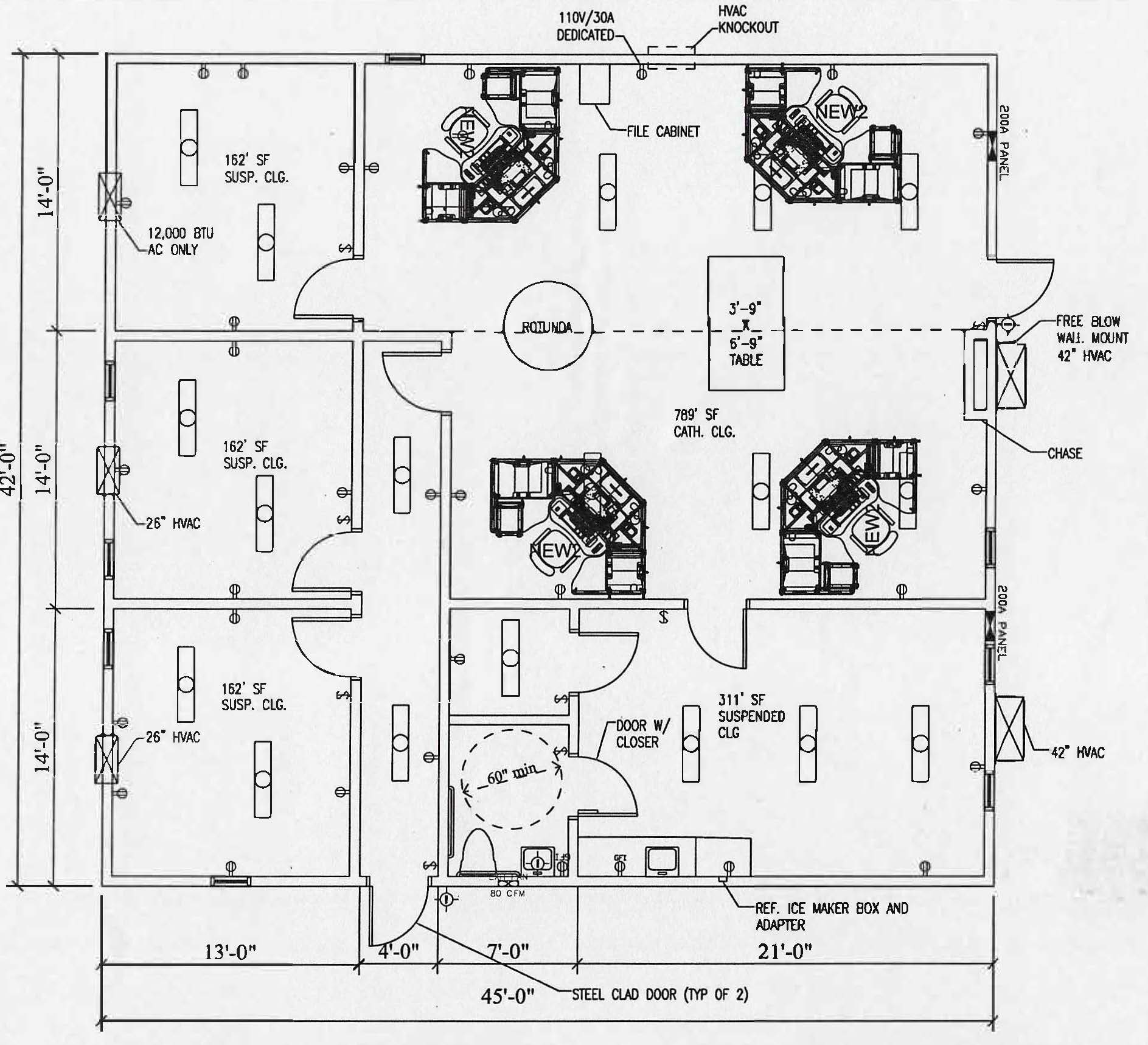 42 x 45 Office Building
