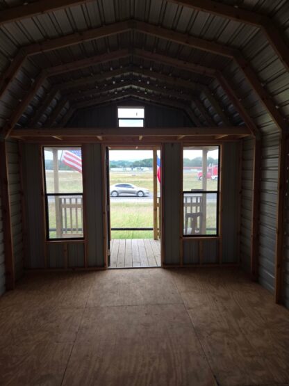 12 x 24 Barn Style w/ Porch-H204381 - H204381 - Image 2