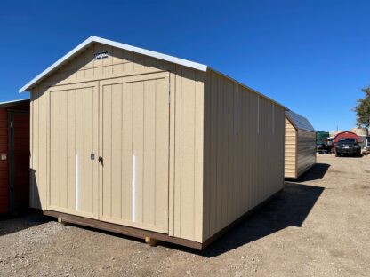 12 x 16 Peak Storage w/ LP SmartSide and Double Doors-H205012 - H205012 - Image 3
