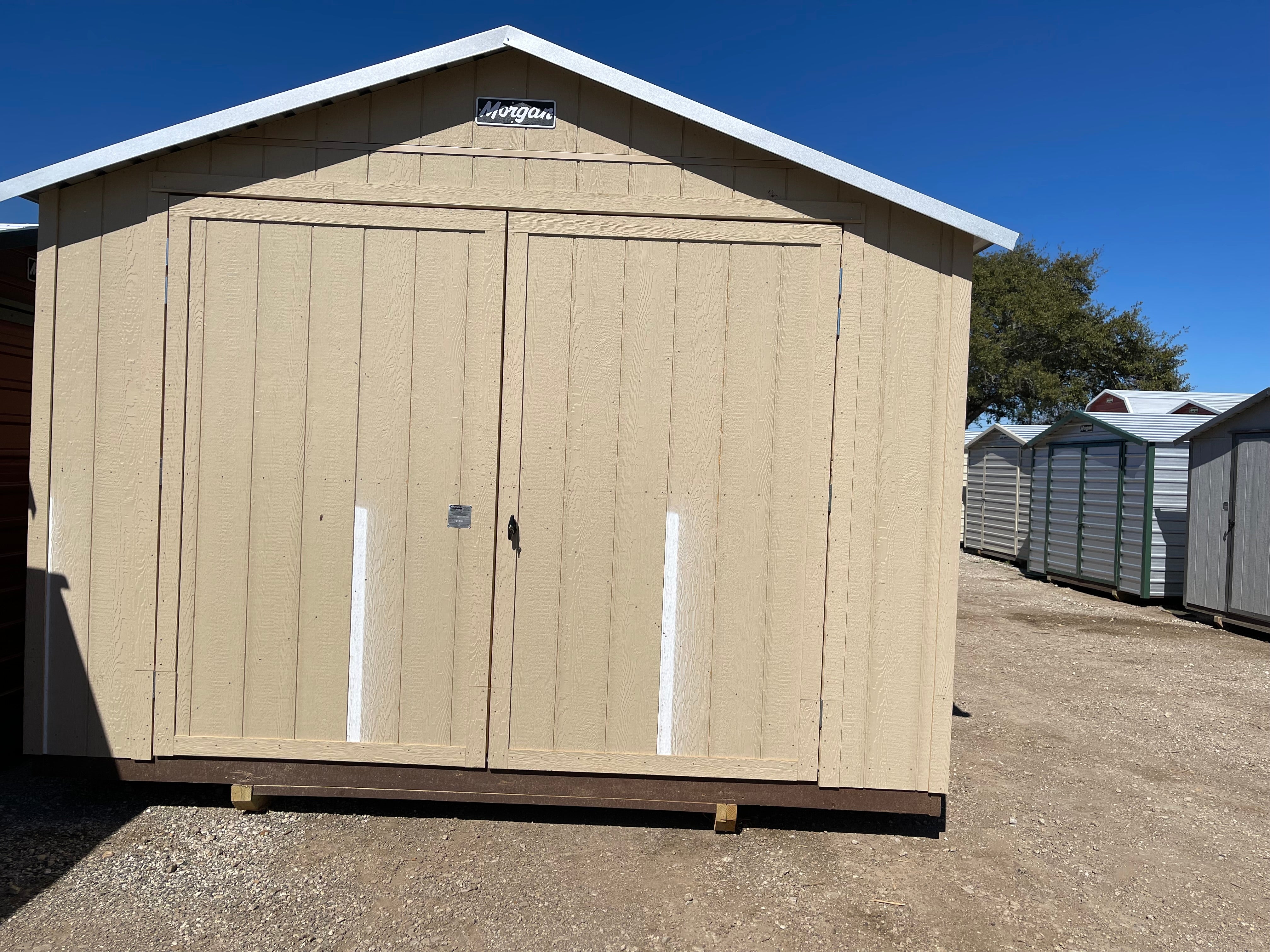 12 x 16 Peak Storage w/ LP SmartSide and Double Doors-H205012 - H205012