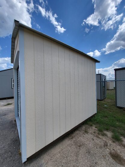 08 x 10 "Mini Garage" Almond Color Wood and White Trim - H205618 - Image 2