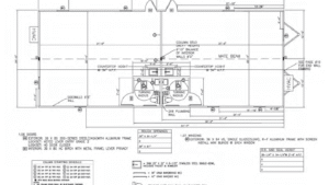 1536 sqft 24 x 64 Classroom Building with 2 Classrooms and 2 Restrooms