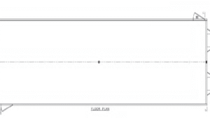 1080 sqft 20 x 54 Open Floorplan Building