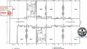 5940 sqft 60 x 99 Building 8 Rooms with Separate Men and Women Restrooms
